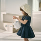 safari dress navy