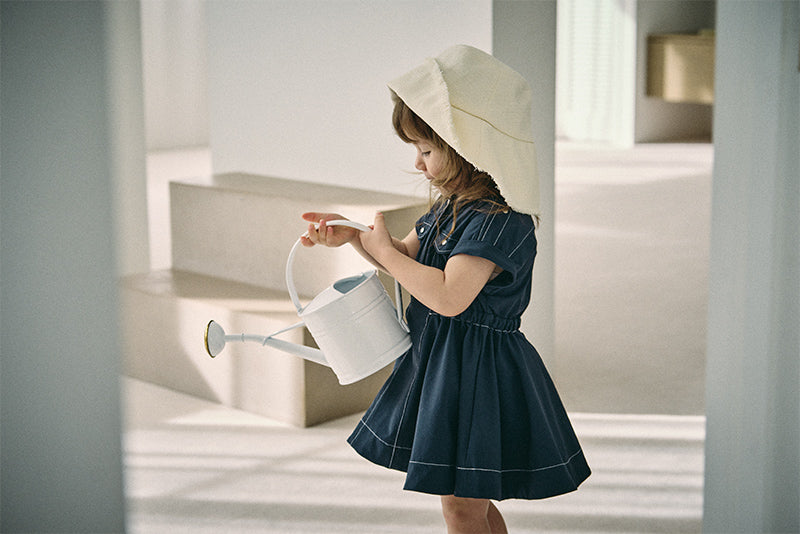 safari dress navy