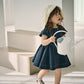 safari dress navy