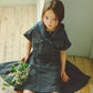safari dress navy