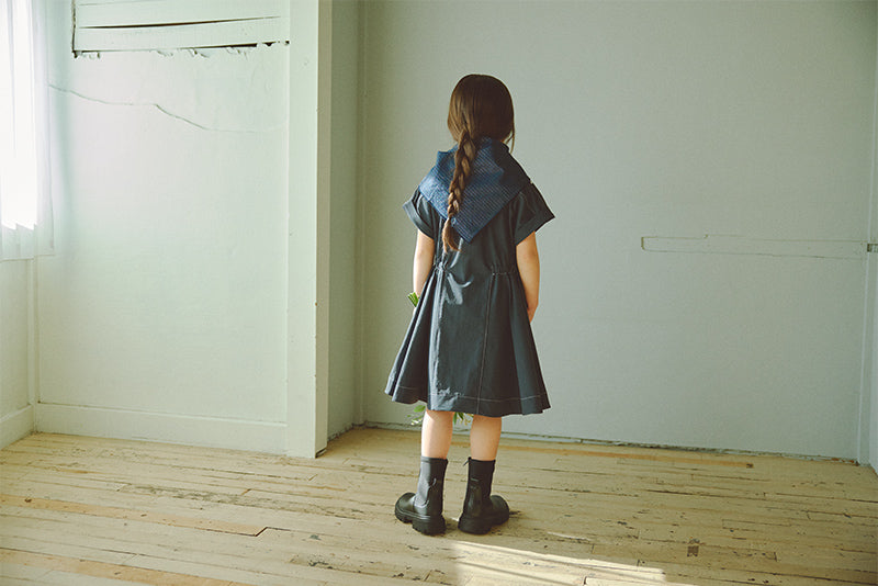 safari dress navy