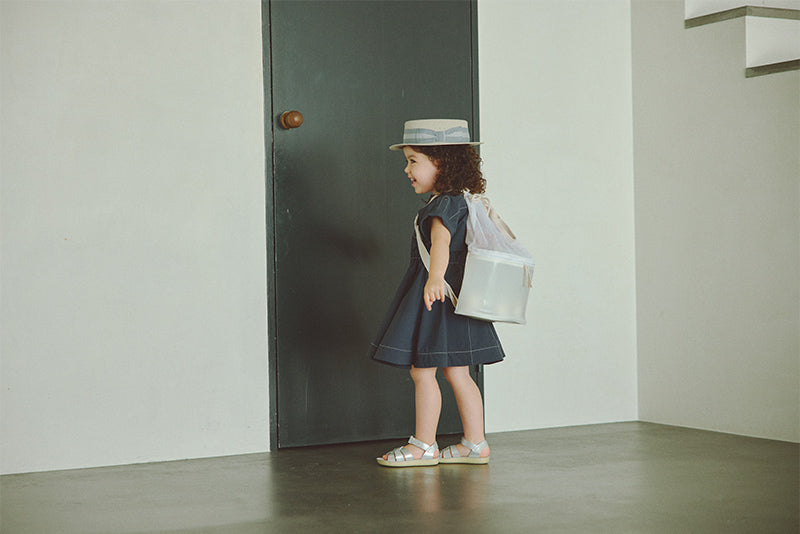 safari dress navy