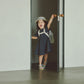 safari dress navy