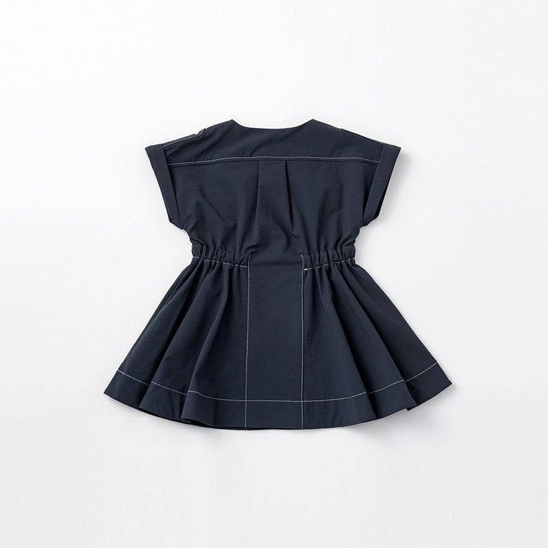 safari dress navy