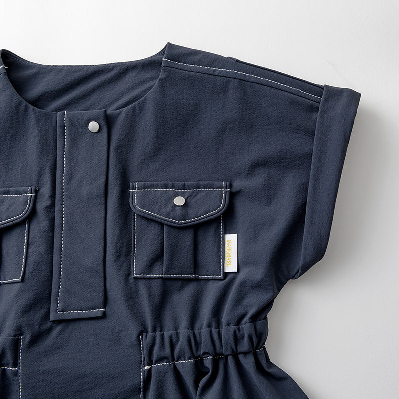 safari dress navy