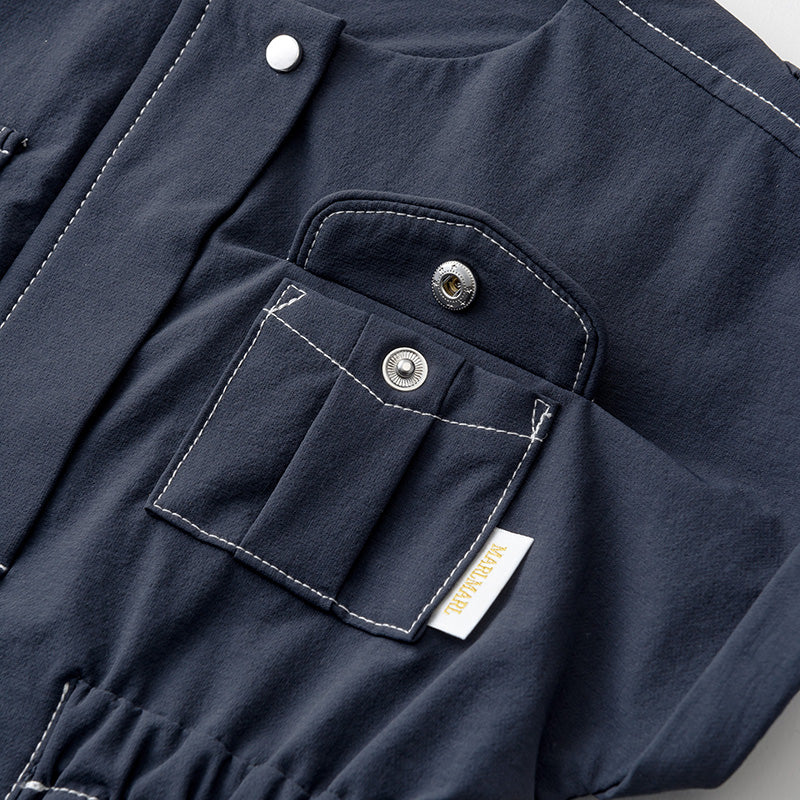 safari dress navy