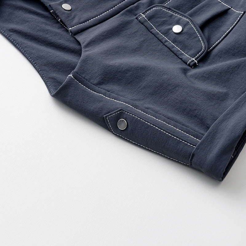 safari dress navy