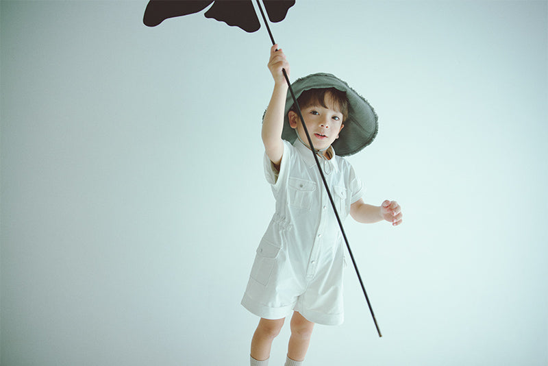 safari jumpsuits white