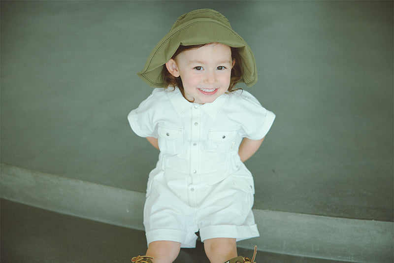 safari jumpsuits white