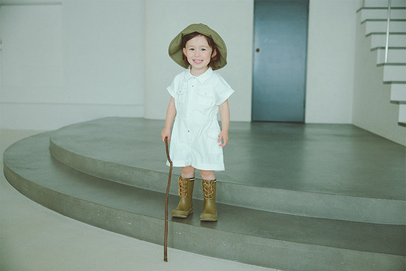 safari jumpsuits white