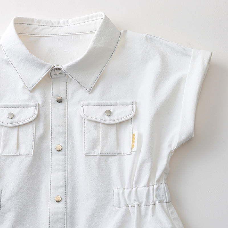 safari jumpsuits white