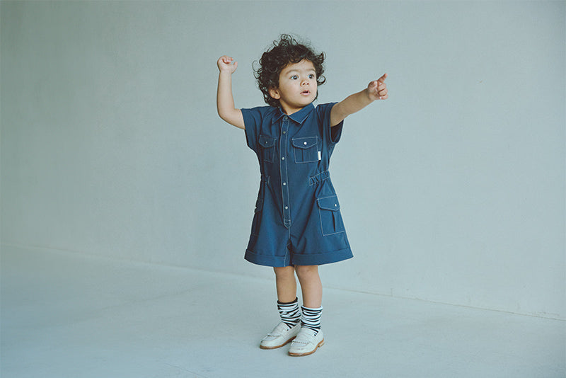 safari jumpsuits navy