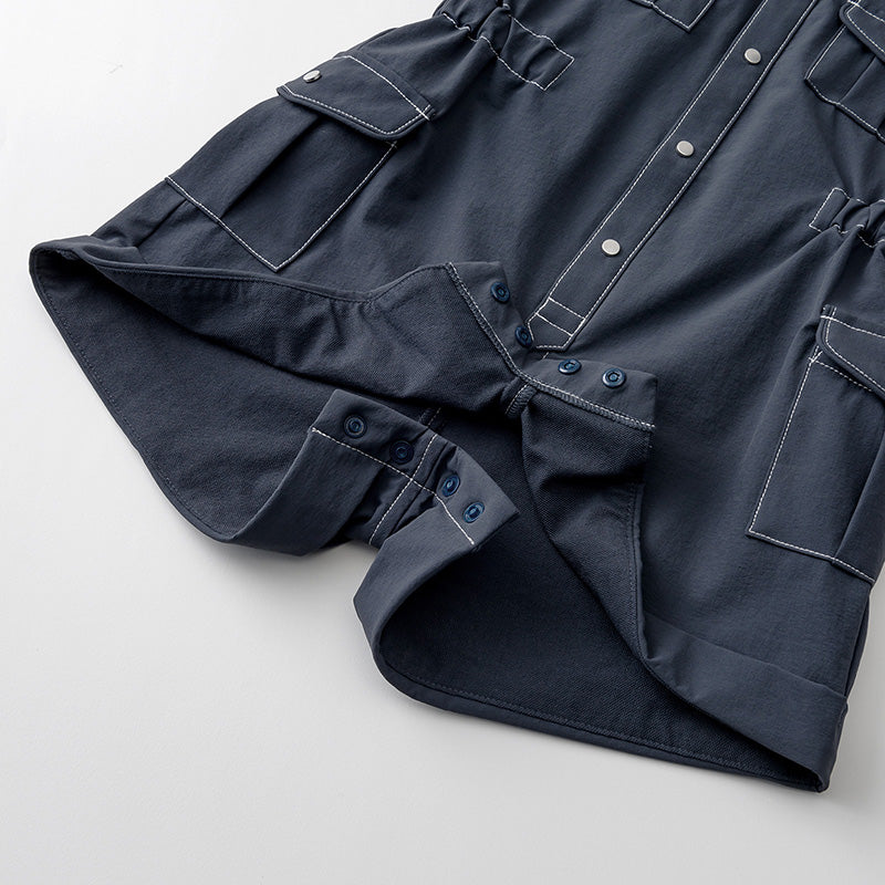 safari jumpsuits navy