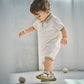 knit polo rompers shiro 70-80cm