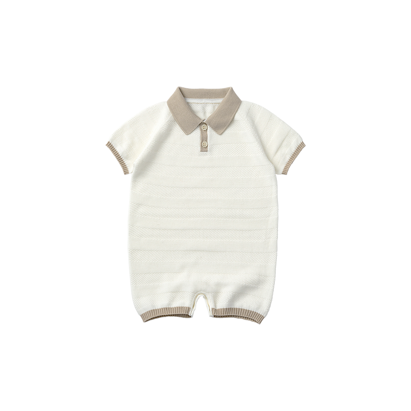 knit polo rompers shiro 70-80cm