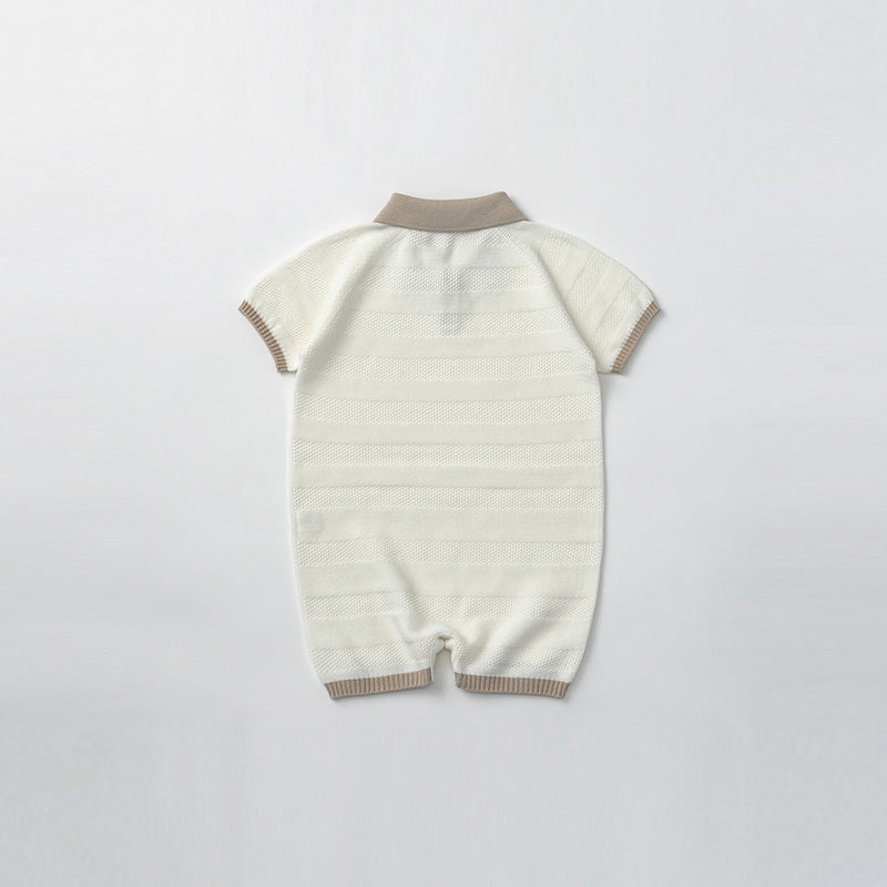 knit polo rompers shiro 70-80cm