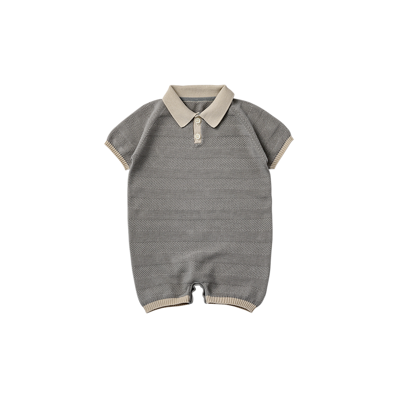knit polo rompers nezu 70-80cm