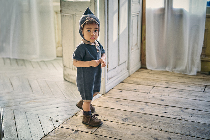 knit polo rompers ai 70-80cm