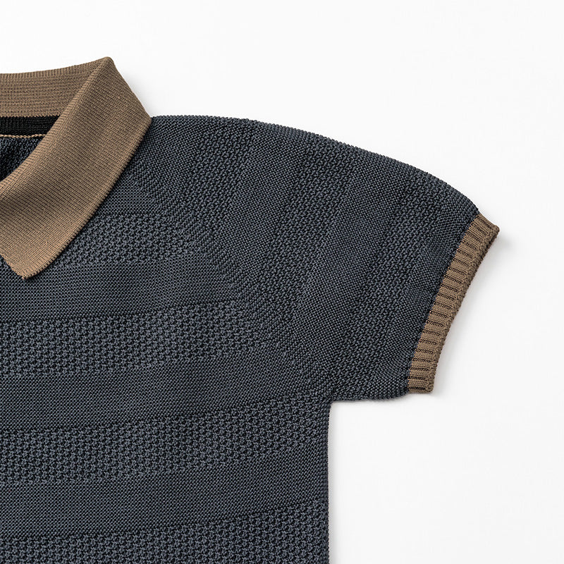 knit polo rompers ai 70-80cm