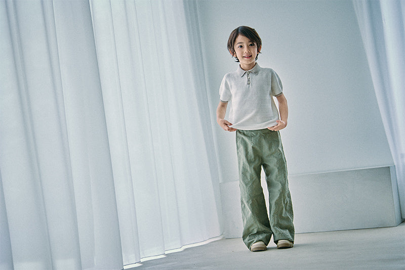 knit polo shirts shiro