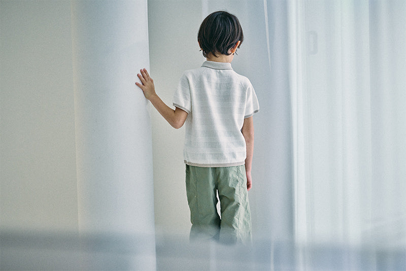 knit polo shirts shiro