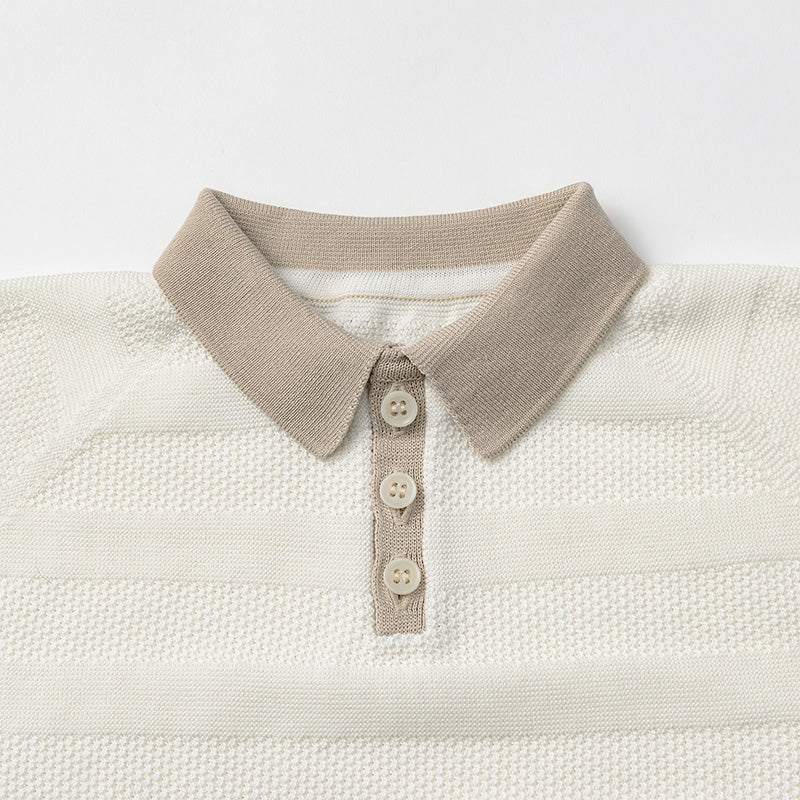 knit polo shirts shiro