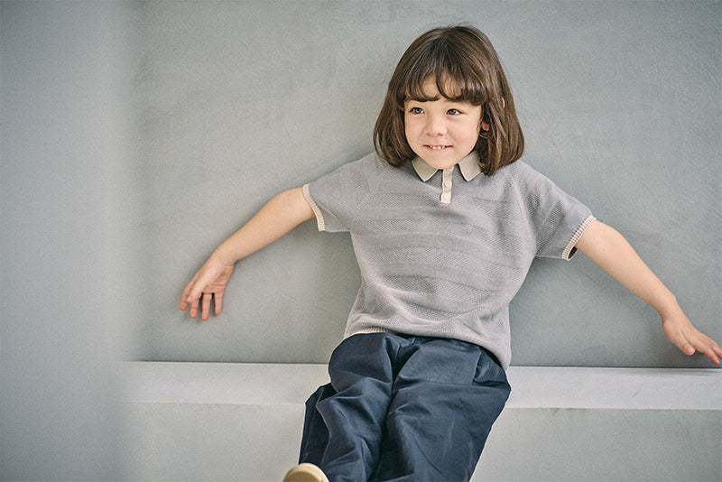 knit polo shirts nezu