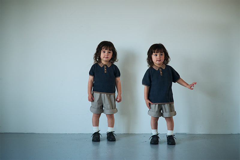 knit polo shirts nezu