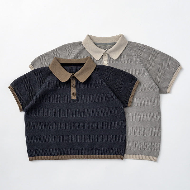 knit polo shirts nezu