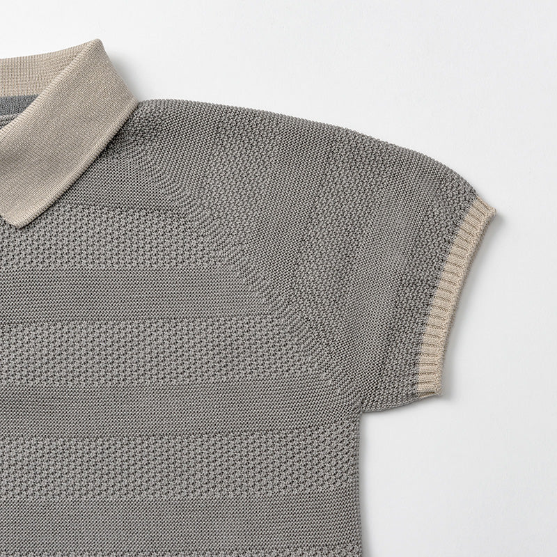 knit polo shirts nezu