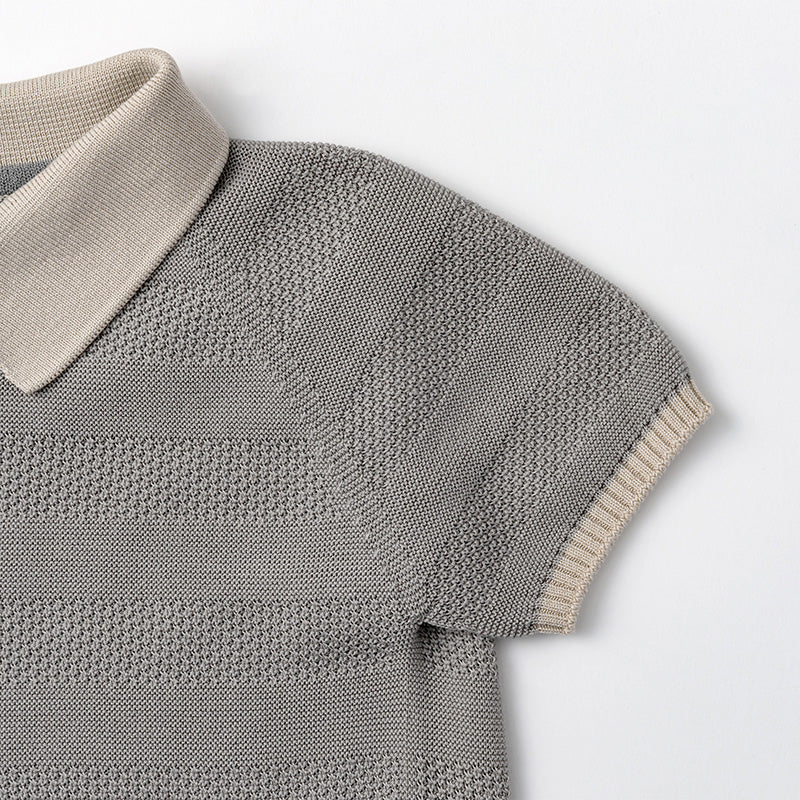 knit polo shirts nezu