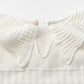 knit frill rompers shiro 70-80cm