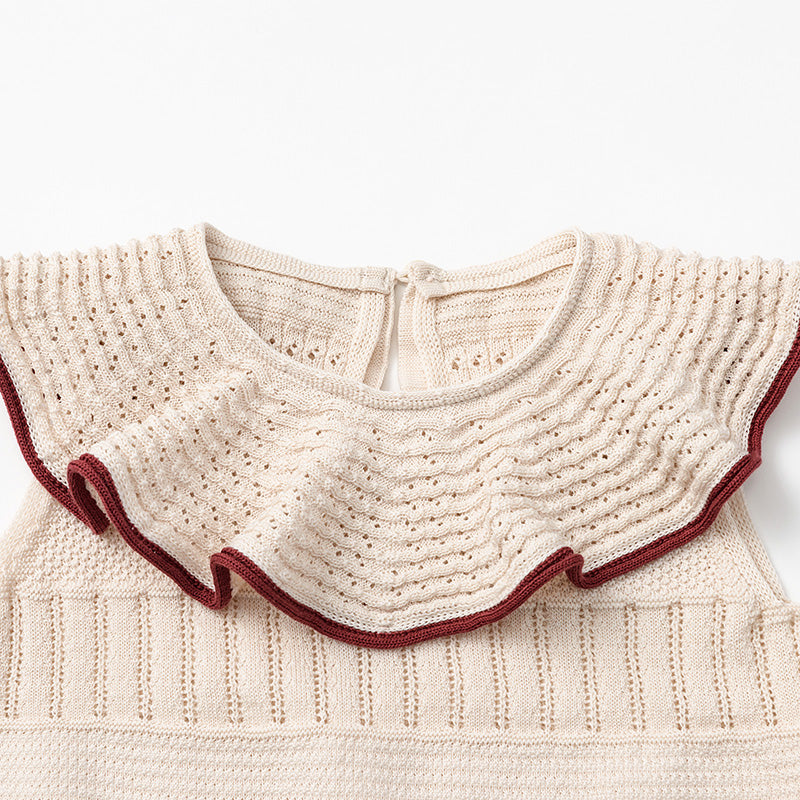 knit frill rompers beni 70-80cm