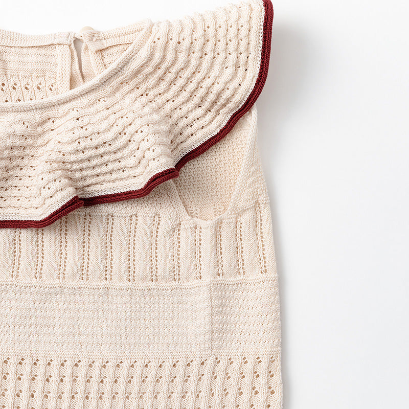 knit frill rompers beni 70-80cm