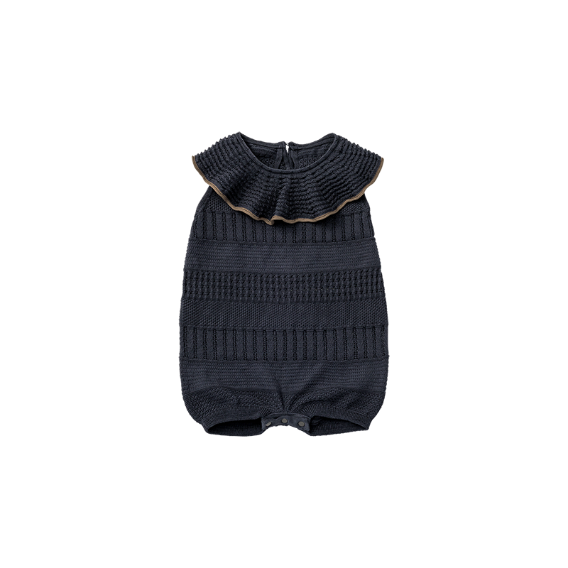 knit frill rompers ai 70-80cm