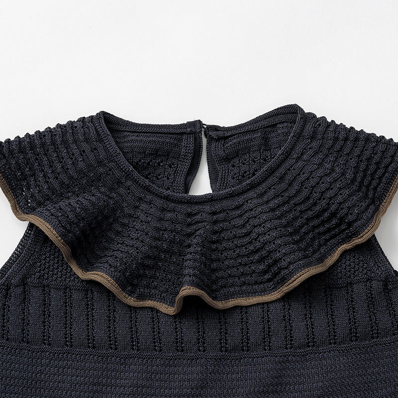 knit frill rompers ai 70-80cm