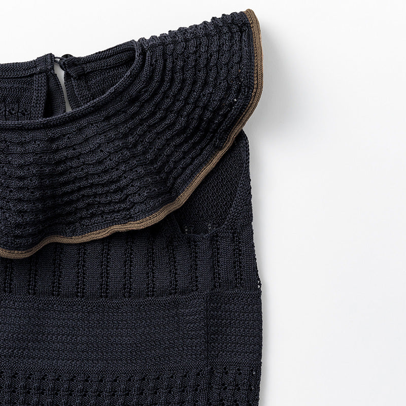 knit frill rompers ai 70-80cm