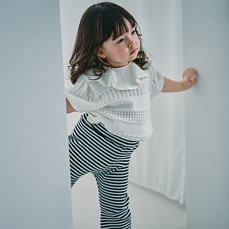 knit frill blouses shiro