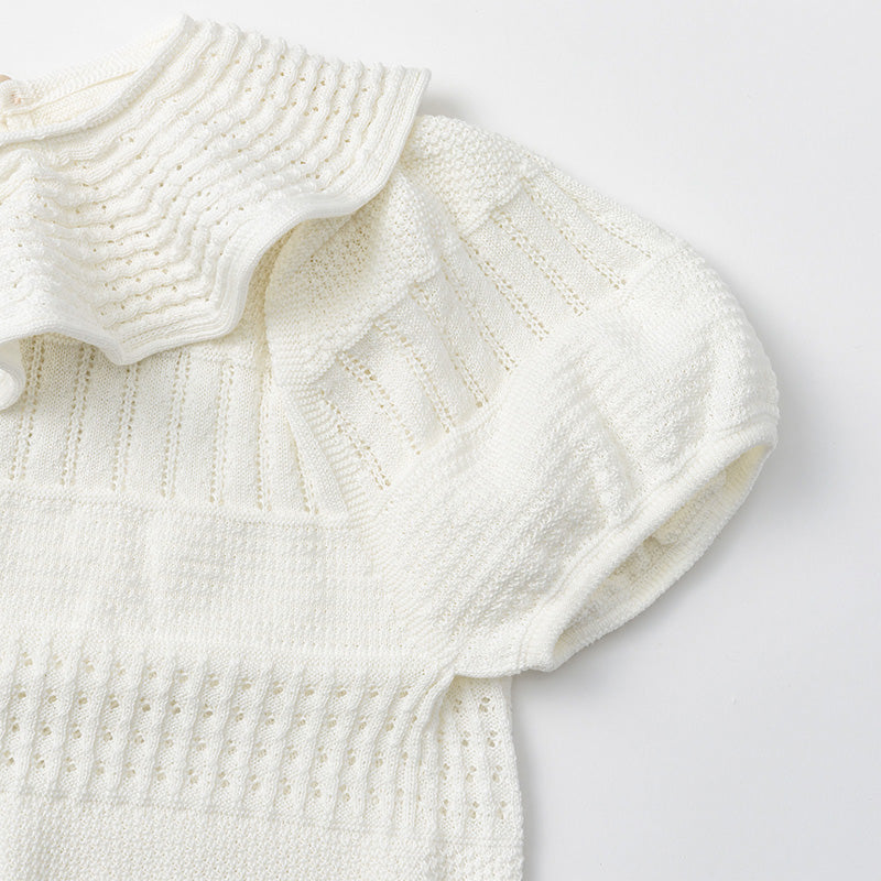 knit frill blouses shiro