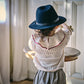knit frill blouses beni