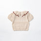 knit frill blouses beni