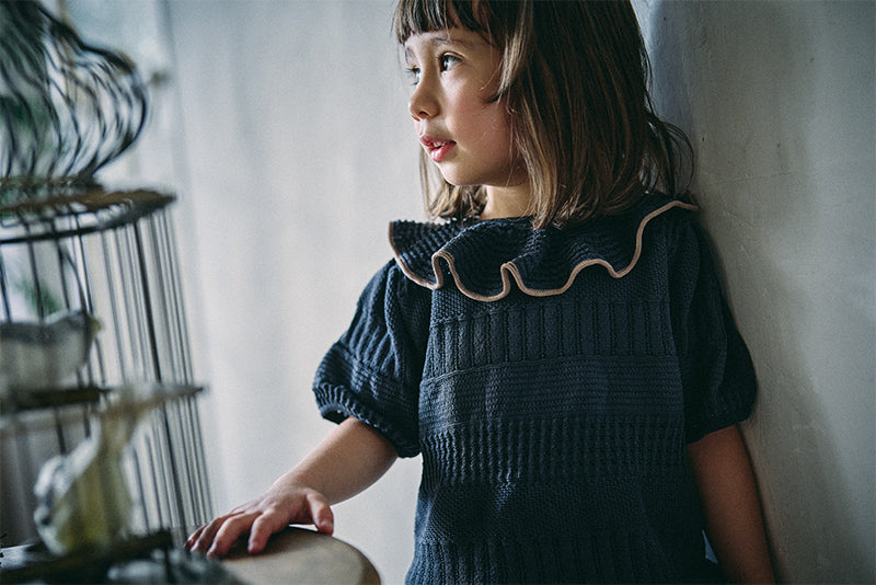 knit frill blouses ai