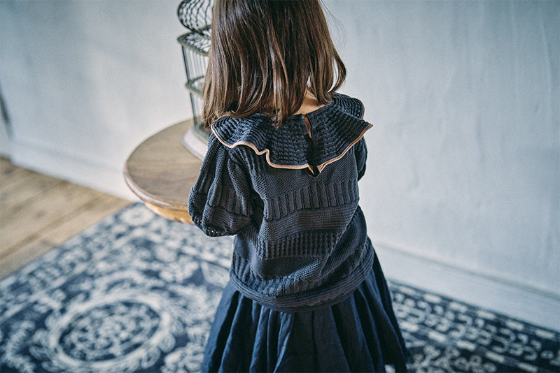 knit frill blouses ai