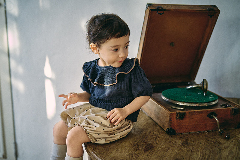 knit frill blouses ai