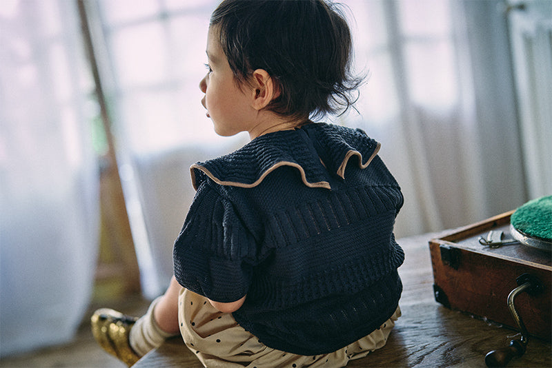 knit frill blouses ai