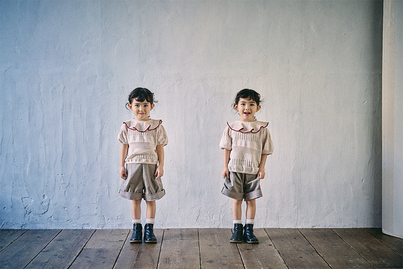 knit frill blouses ai