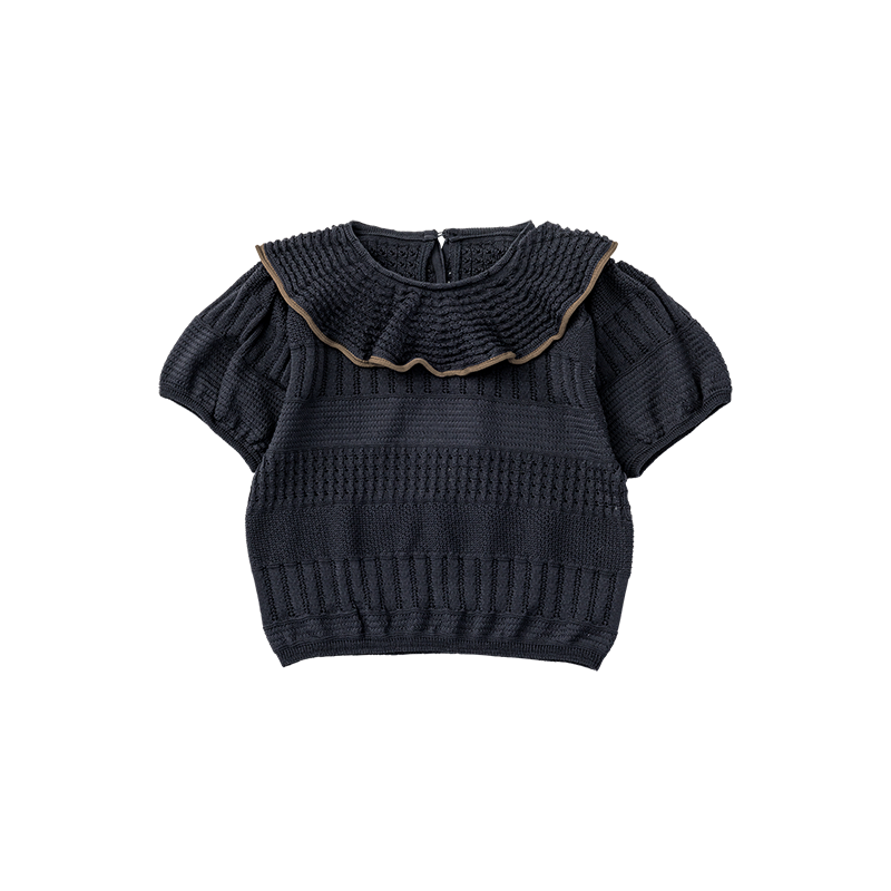 knit frill blouses ai