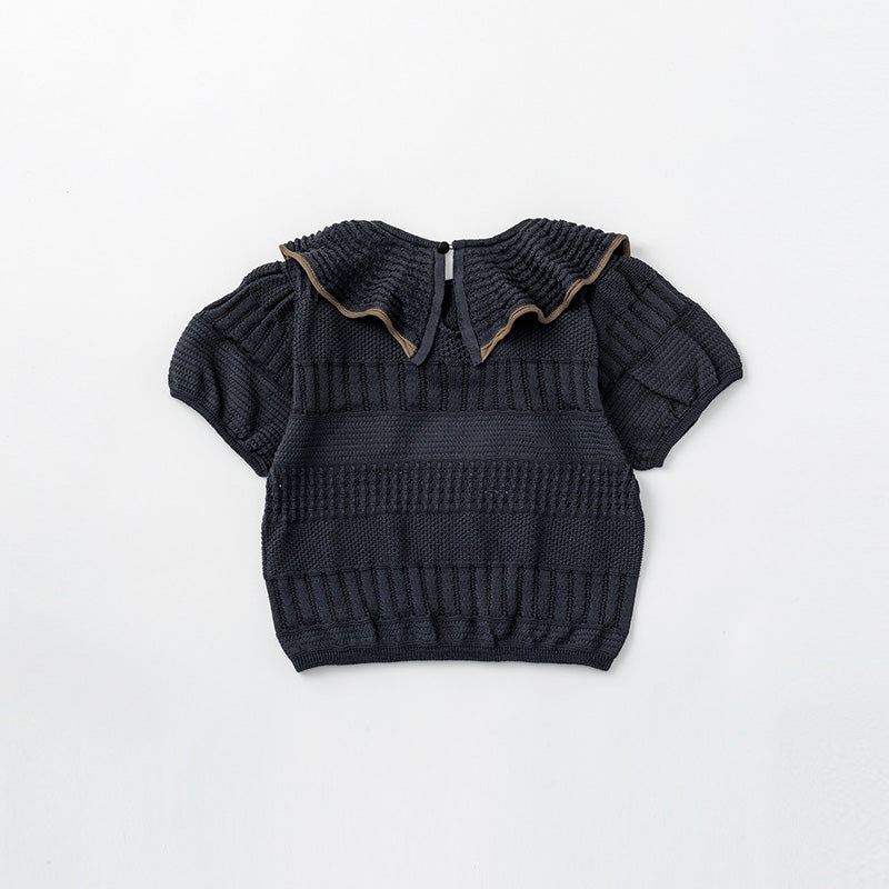 knit frill blouses ai