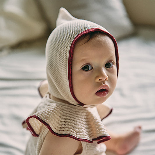 knit bonnet mini beni