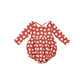 swimwear grid wave red
